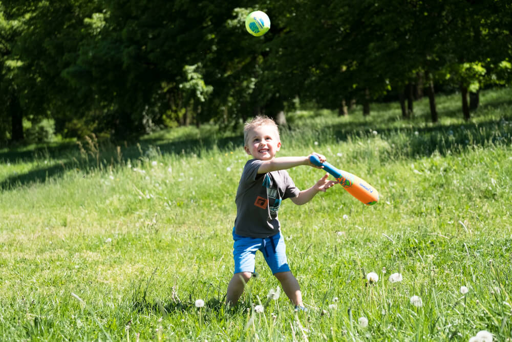 Schildkröt Funsports - NEOPREN BASEBALL SET, orange-blue
