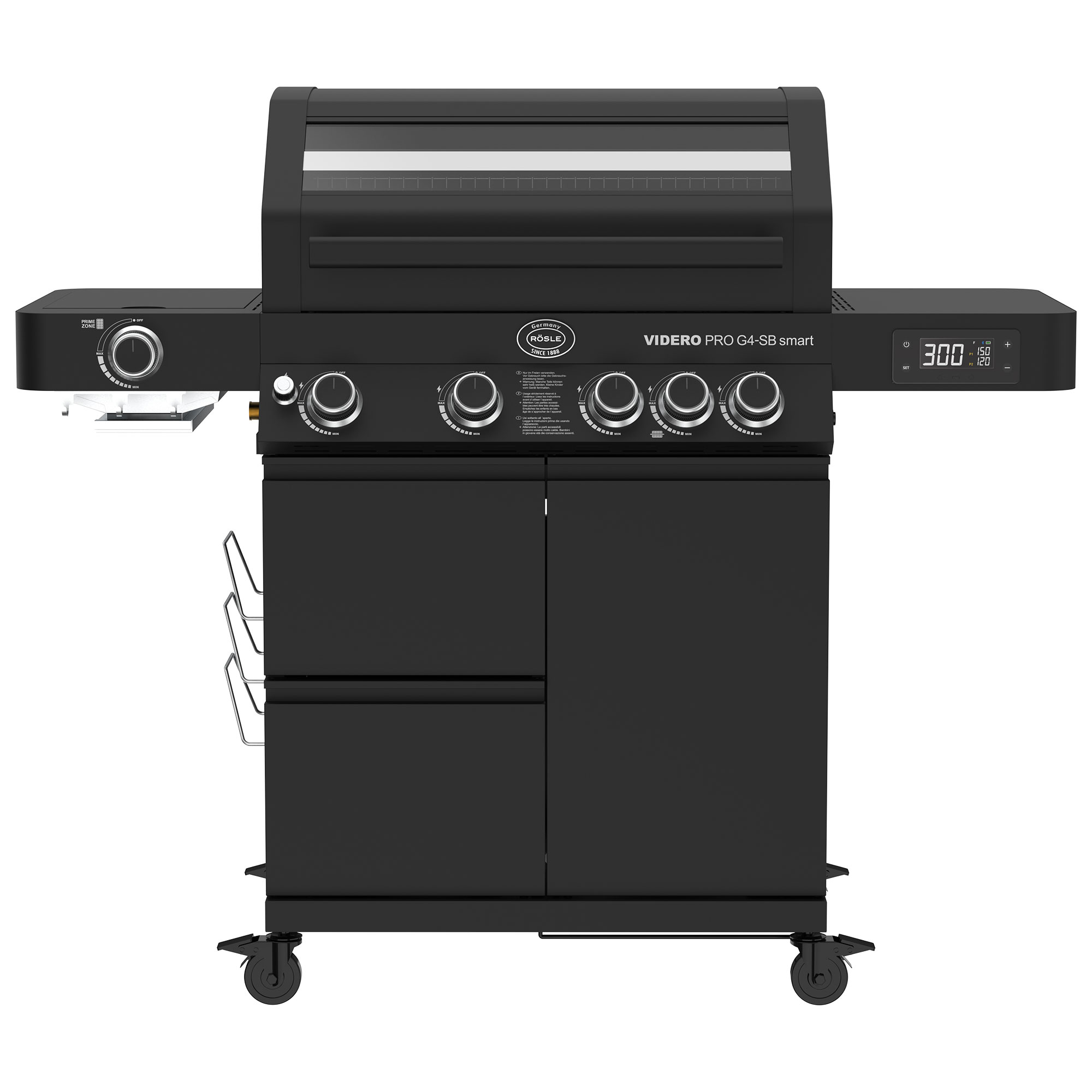 Gasgrill BBQ-Station VIDERO PRO G4-SB smart Vario+ 50mbar