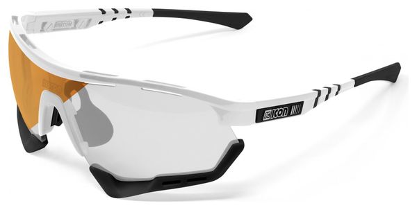 Scicon Sports Aerotech SCN XT Photochromic XL Lunettes De Soleil De Performance Sportive (Miroir De Bronze Photocromique Scnxt/Luminosité Blanche)