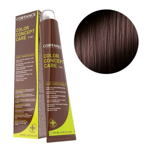 Coloration Color Concept Care 4.15 Châtain Cendré Acajou Coiffance 100ml