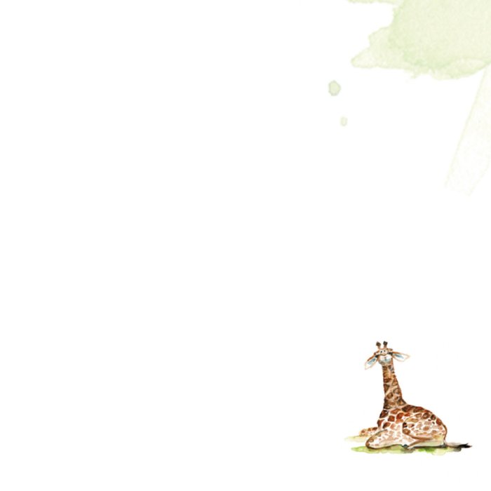 Michelle Dujardin | Geboortekaart | Giraffe