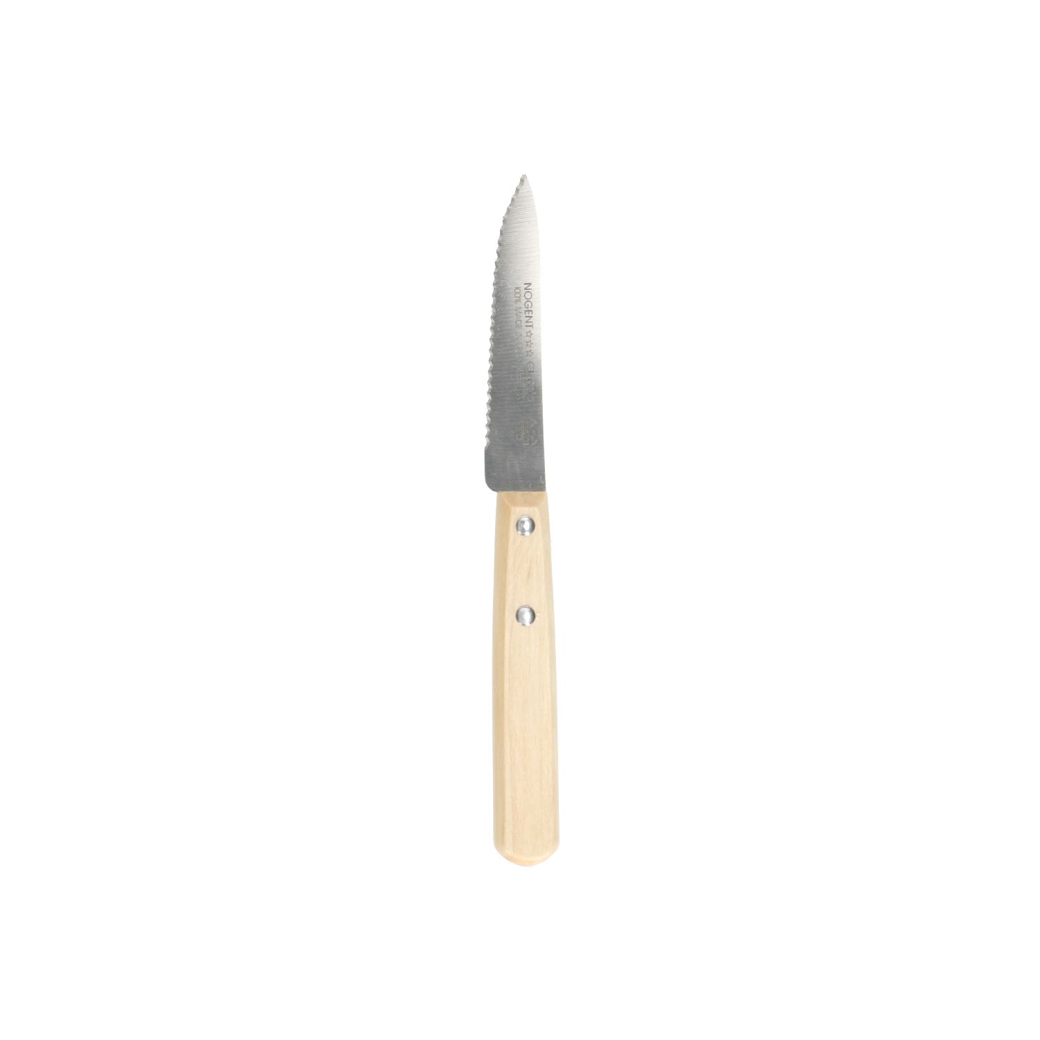 Kartelmesje, Nogent, beukenhouten handvat, 19 cm