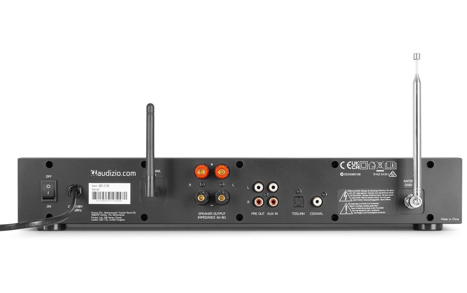 Internet Radio Brescia Schwarz<br>All-in-One-Musiksystem