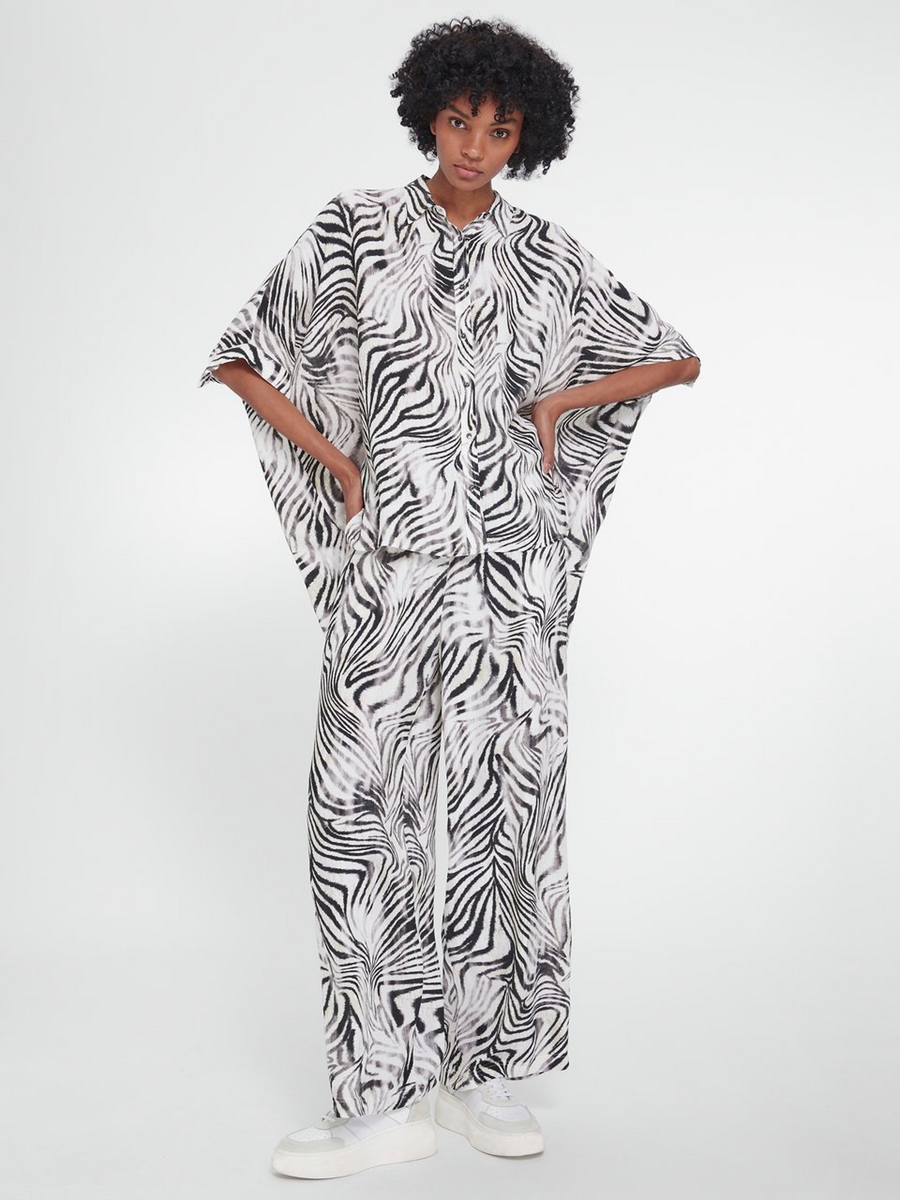 Hose mit Animal-Print
