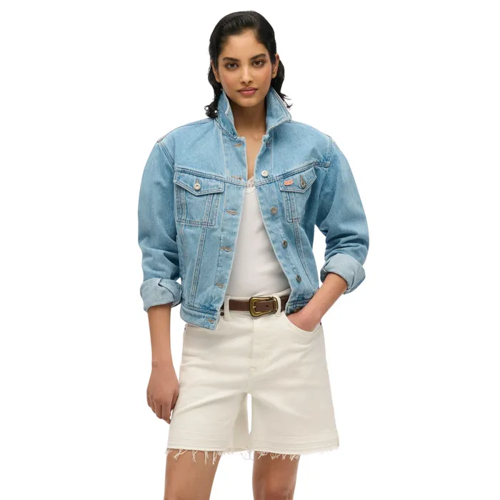 Superdry Embellished Denim Jas Dames