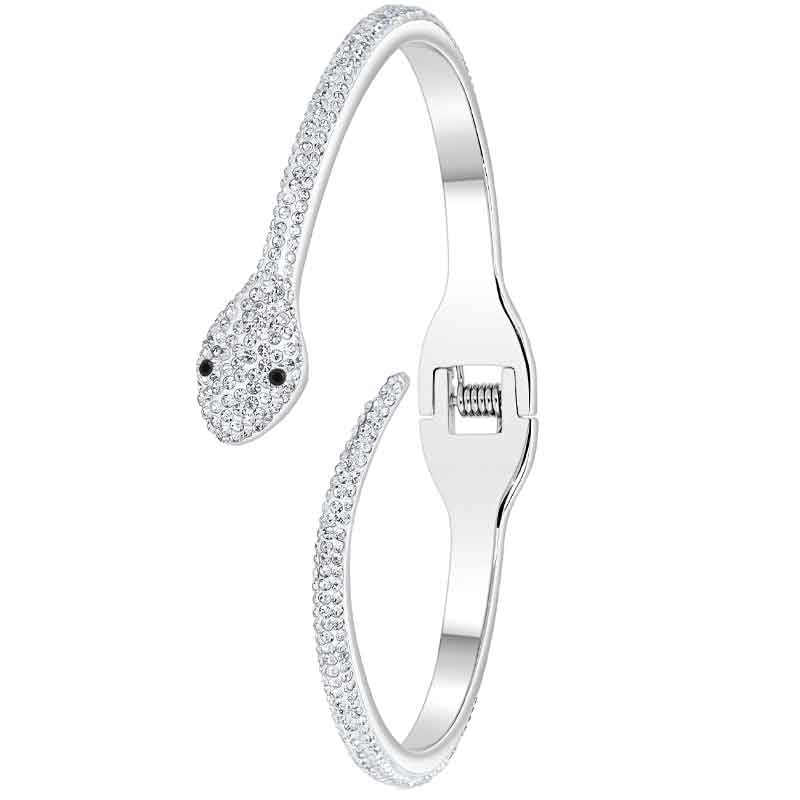 Bracelet - Acier inoxydable, cristaux & diamant