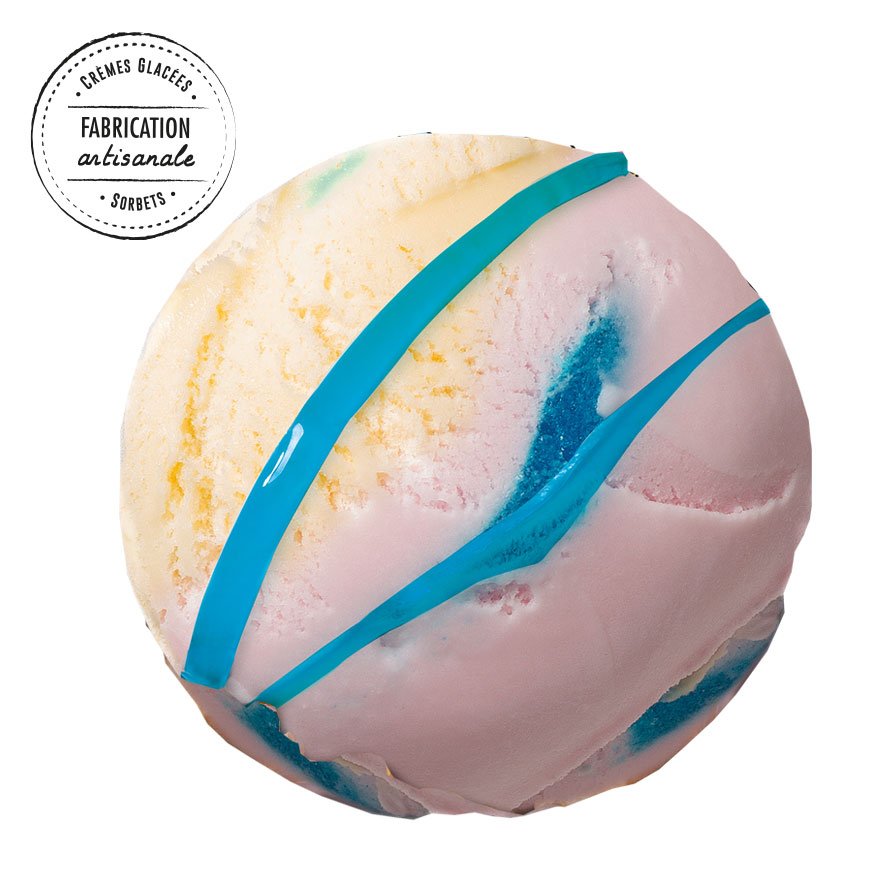 Crème glacée licorne