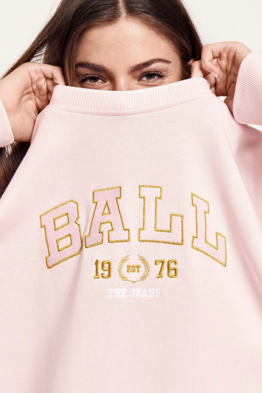 Ball Sweatshirt L. Taylor milkshake