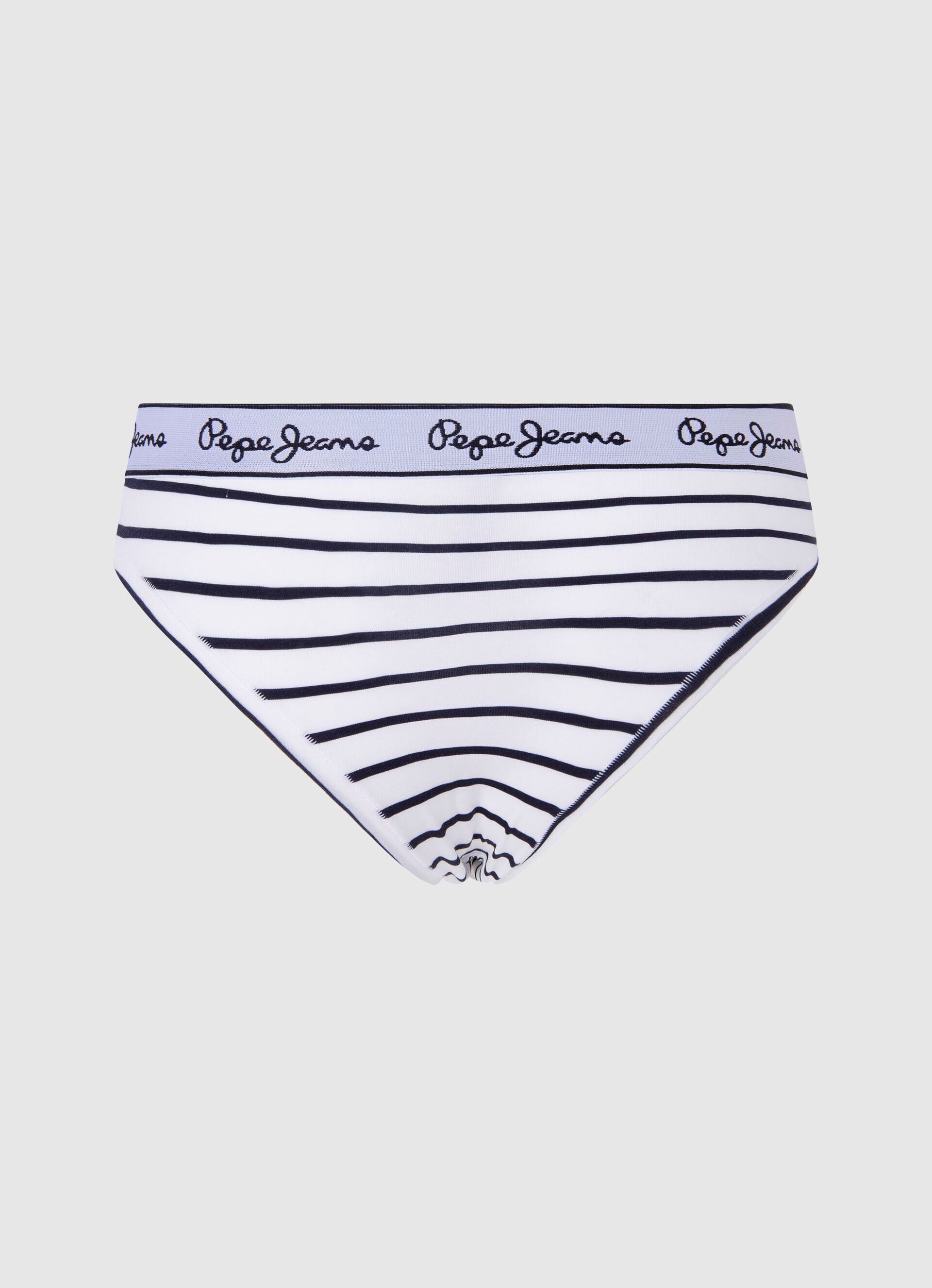 Calcinha listrada brasileira STRIPES - azul marinho