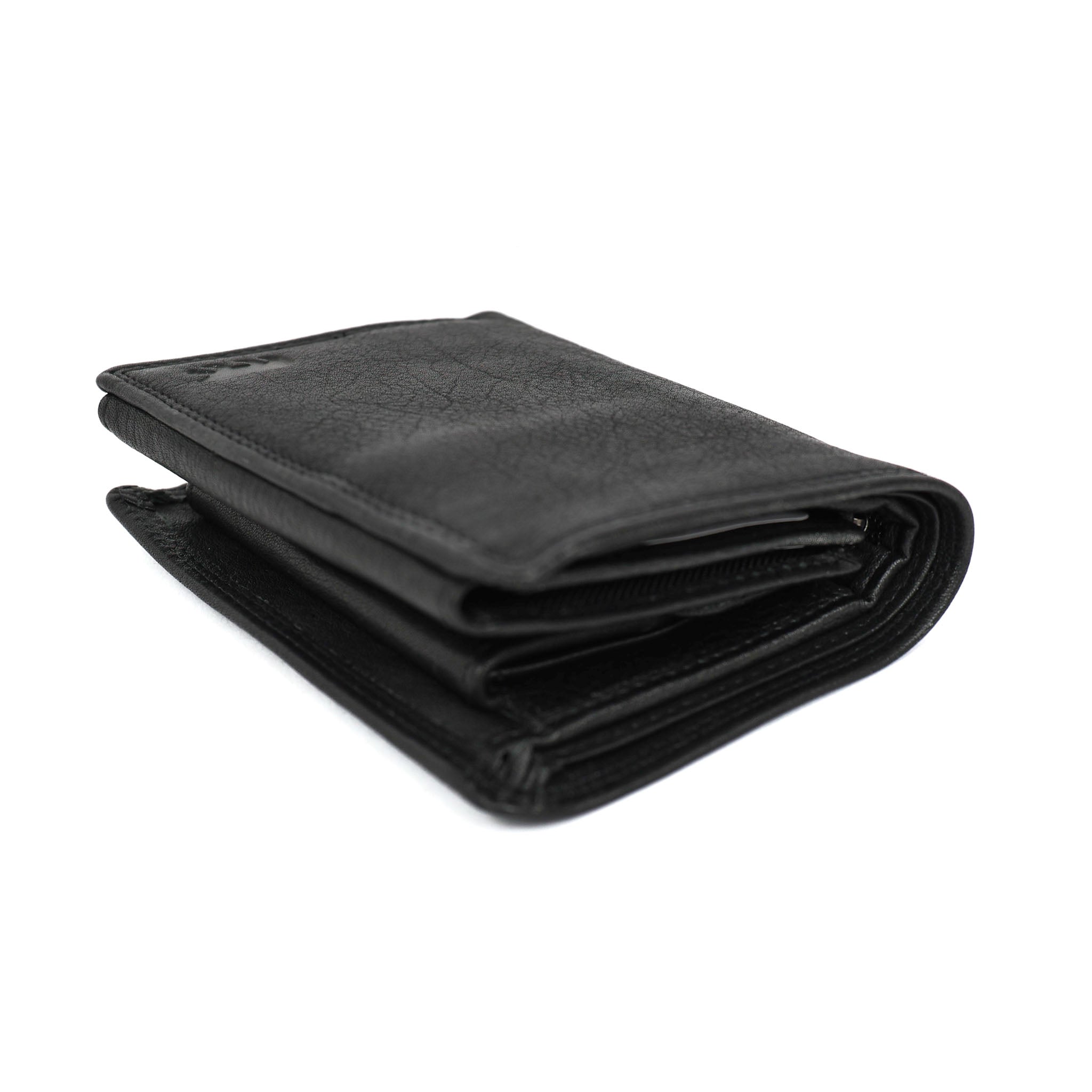 Hoge billfold 'Aiden' zwart BLACK
