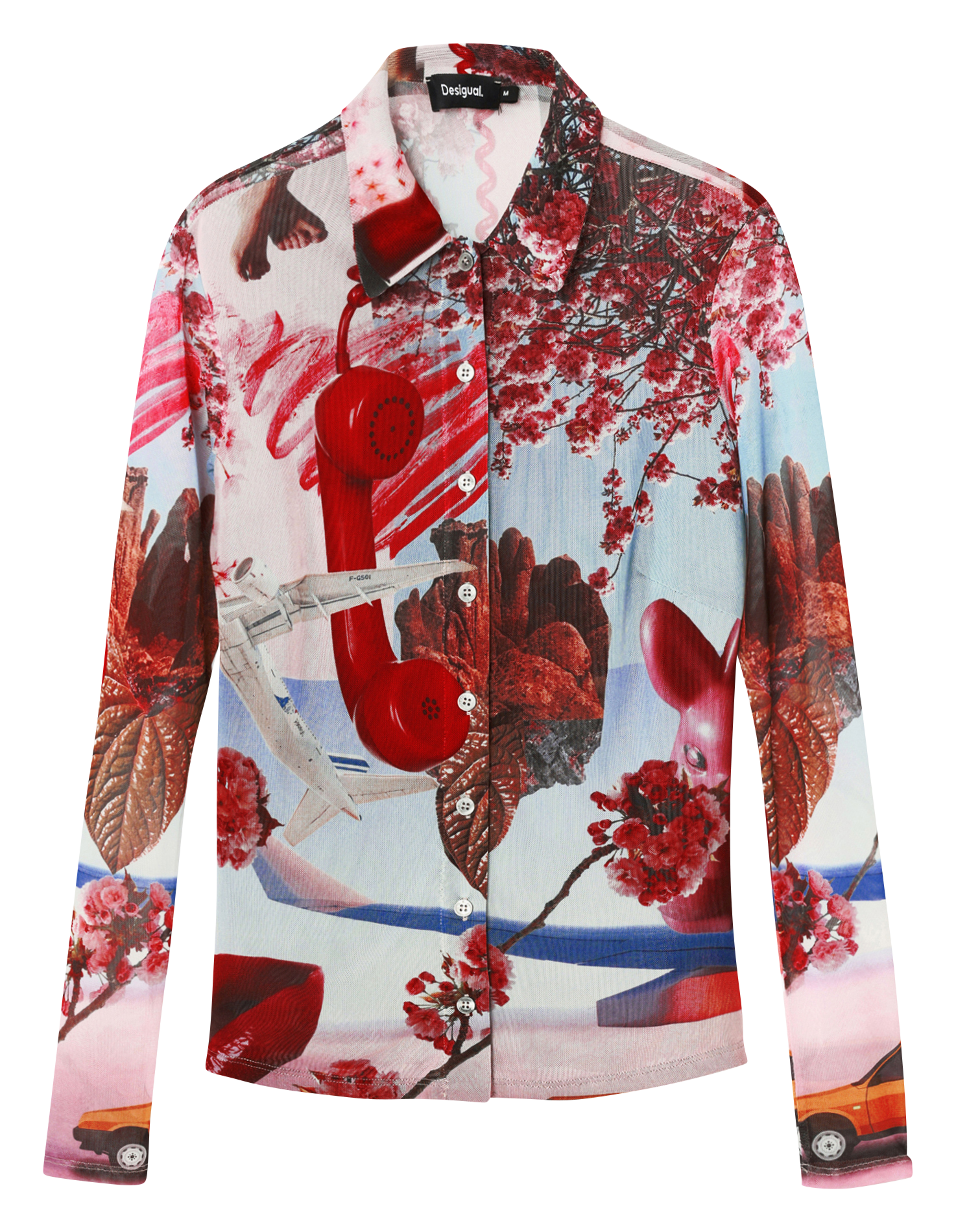 Chemise col classique imprimée | Multicolore