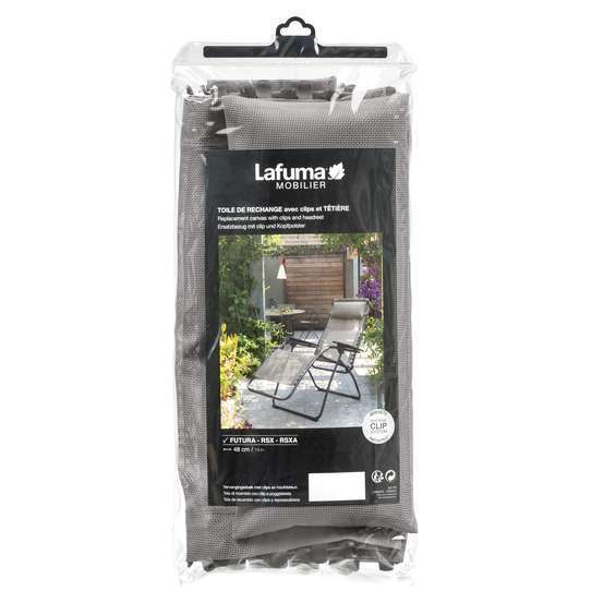 Toile de rechange pour relax FUTURA en Batyline marron - 168x51 cm