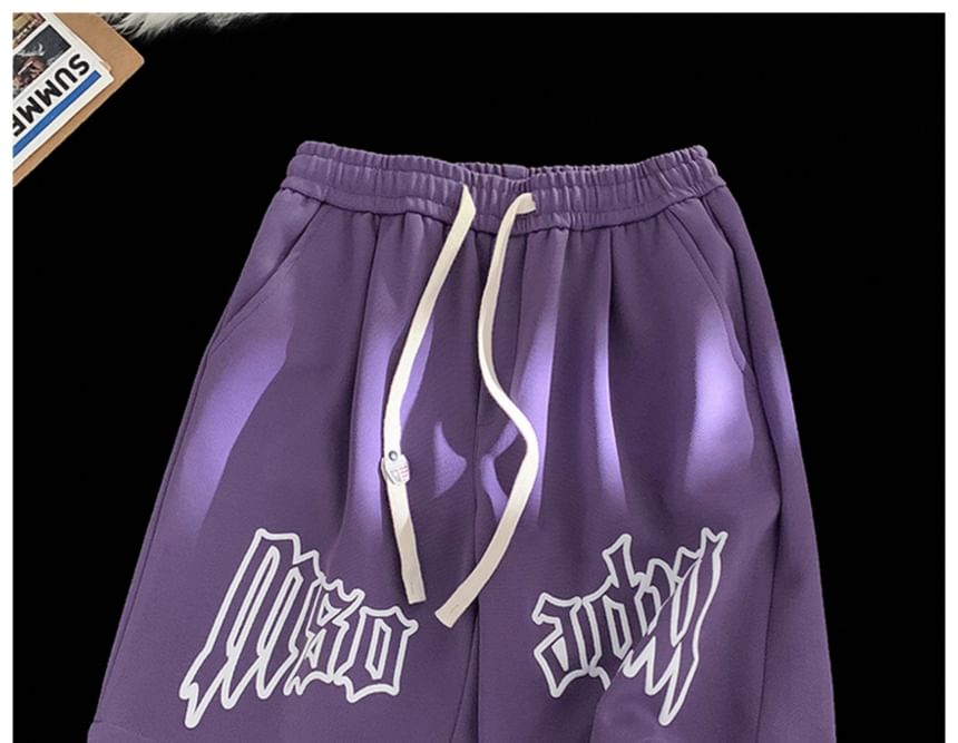 Bay Go Mall - Shorts met trekkoord en letters