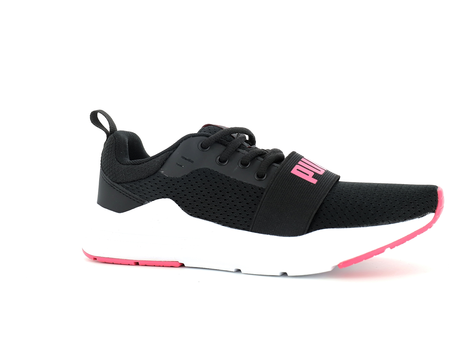 Puma-374214 Matières combinées Noir Rose