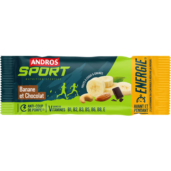 Barres énergétiques ANDROS BARRE ENERGETIQUE CHOCOLAT BANANE