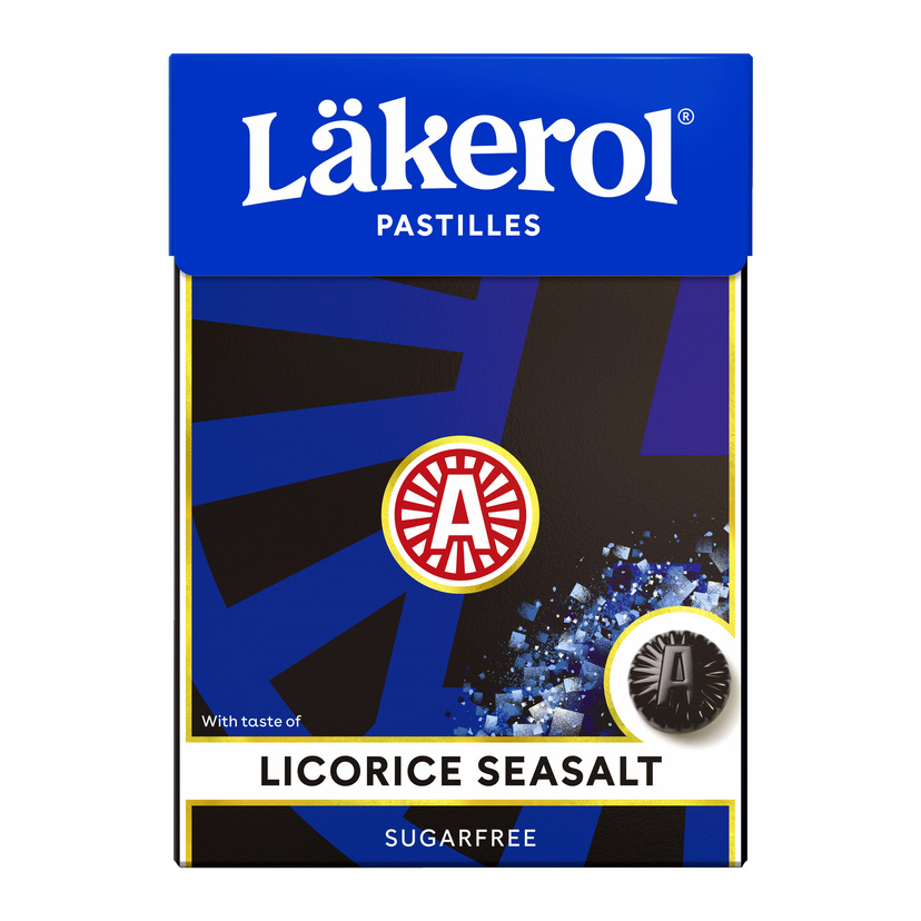 Läkerol Licorice Sea Salt Big Pack 75 g