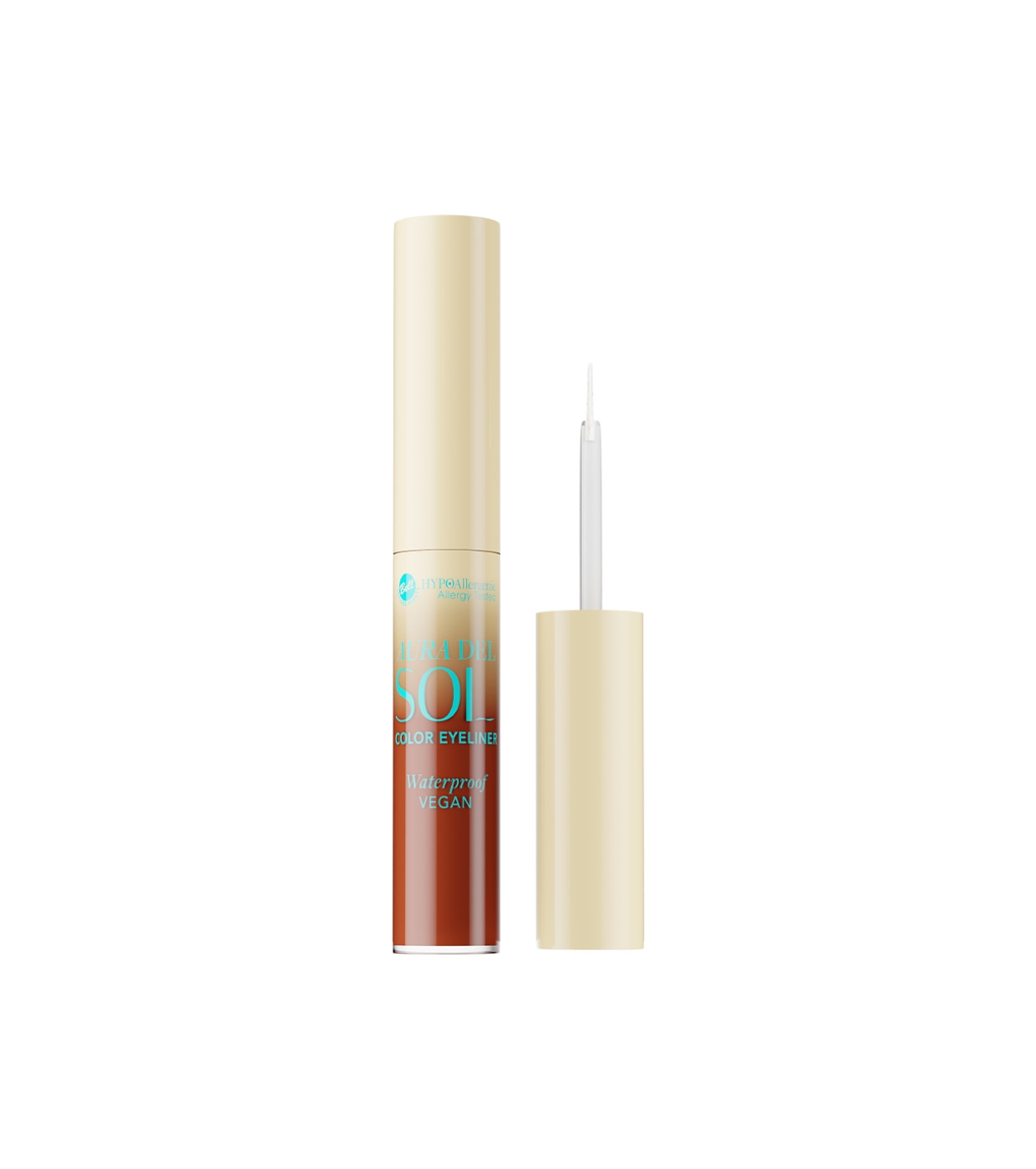 Bell HYPOAllergenic - *Aura del Sol* - Delineador Líquido à Prova D'água - 03: Vermelho Tijolo