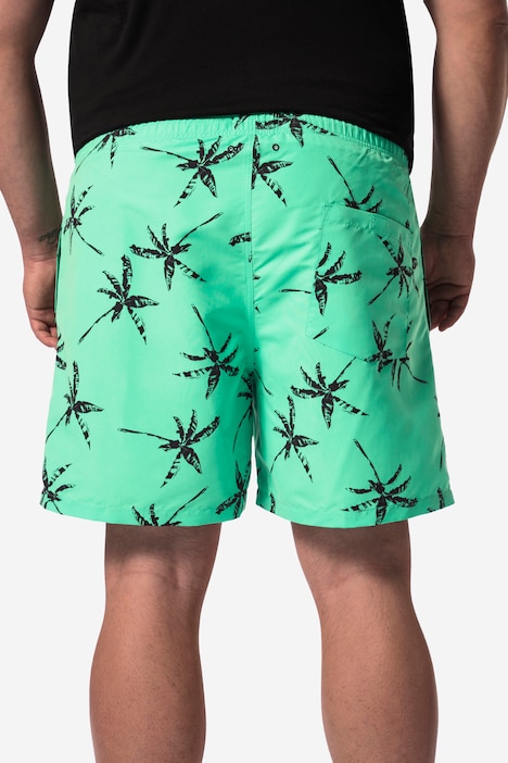 Men+ Badeshorts, Alloverdruck, Elastikbund, bis 8 XL