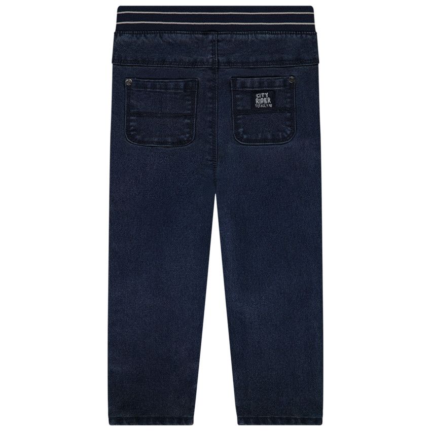 Jean skinny à taille élastiquée pour bébé garçon - Bleu marine