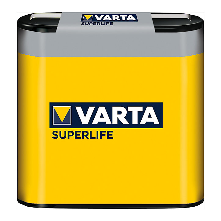 Pile saline 3R12P 4.5V - 2Ah non rechargeable Varta Superlife, lot de 1