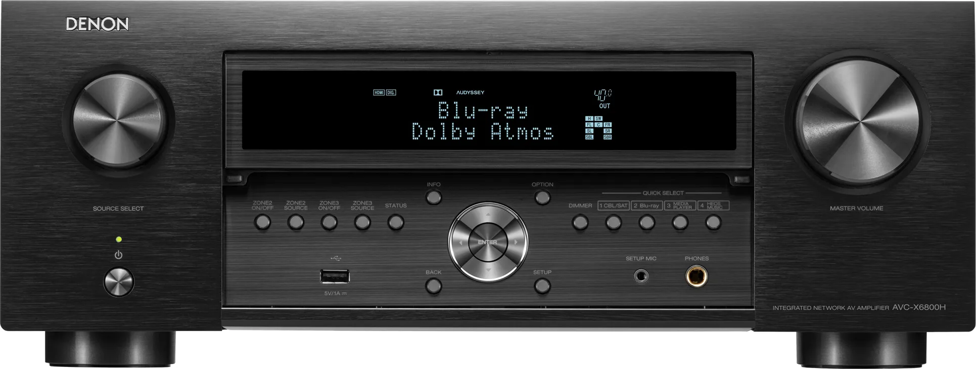 Denon AVC-X6800H Noir Amplis home-cinéma