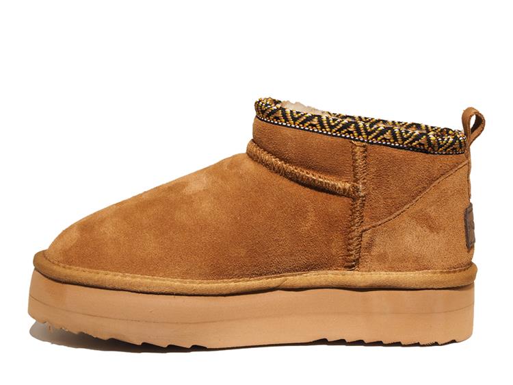 Warmbat Durack Women Plateau Boot Tape Cognac (25)