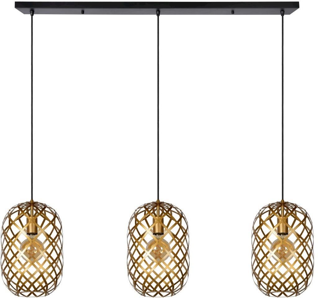 Lucide   Wolfram Goud Hanglamp