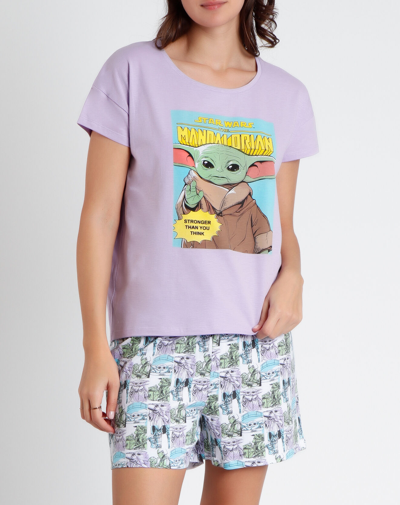 Star Wars Pyjama T-Shirt & Short Clémentine lilas