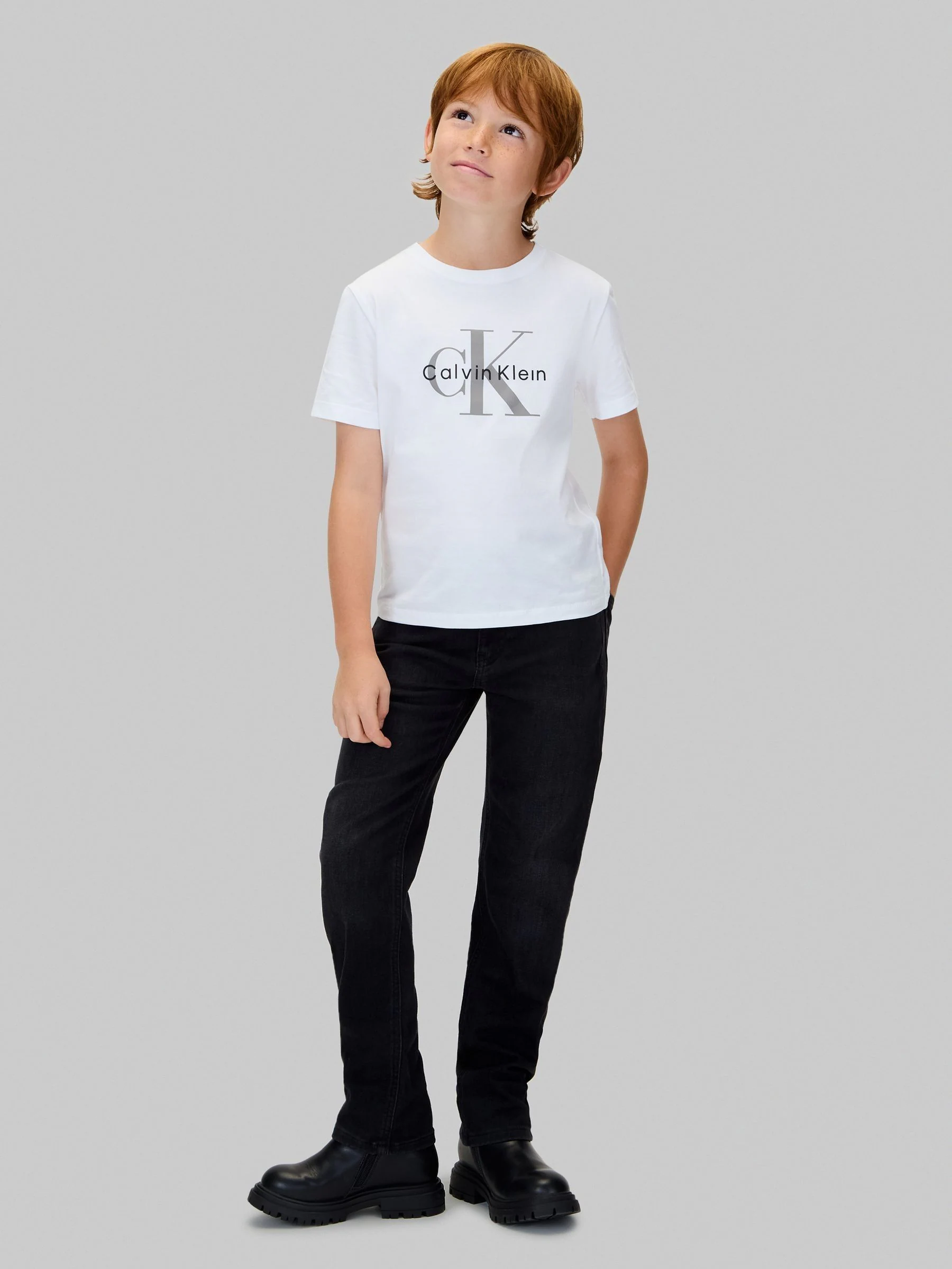 Calvin Klein jeans met rechte pijpen en halfhoge taille