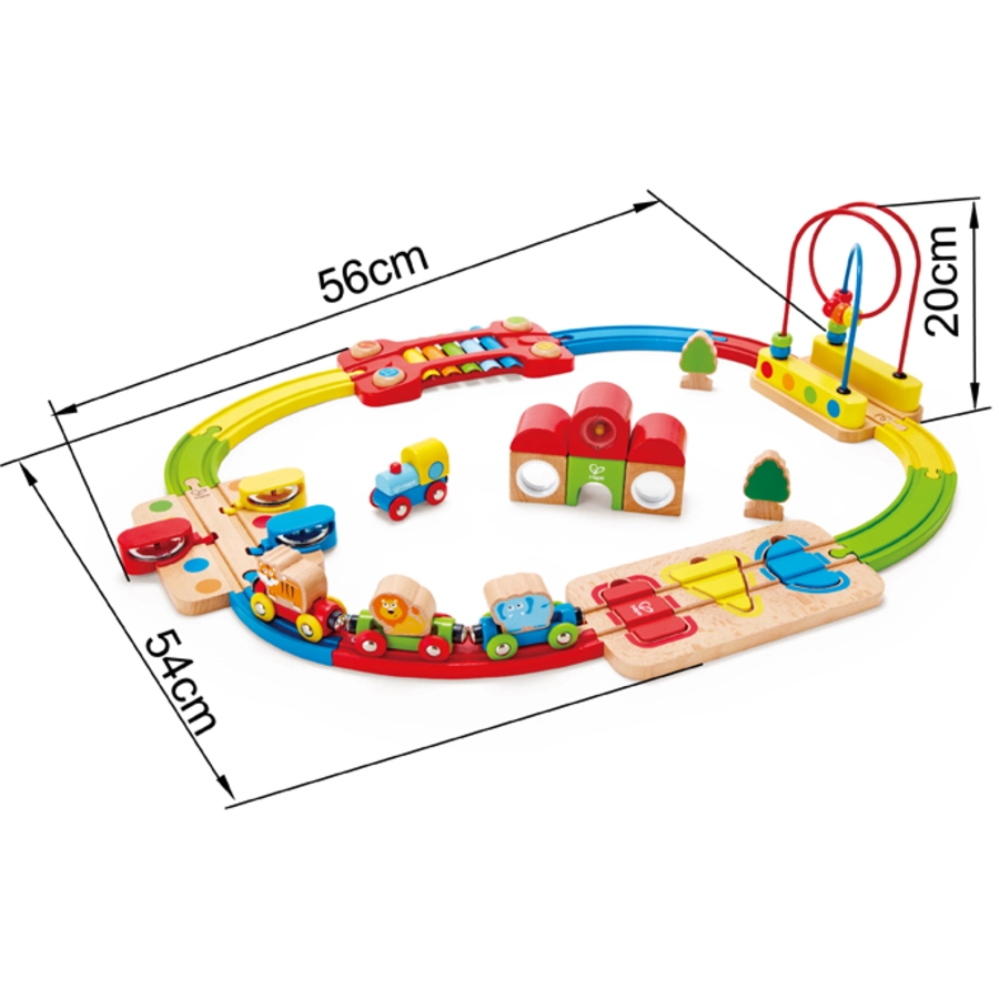 Hape Regenbogen-Puzzle-Eisenbahnset
