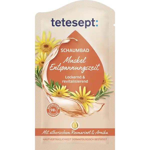 Schaumbad Muskelentspannungszeit
