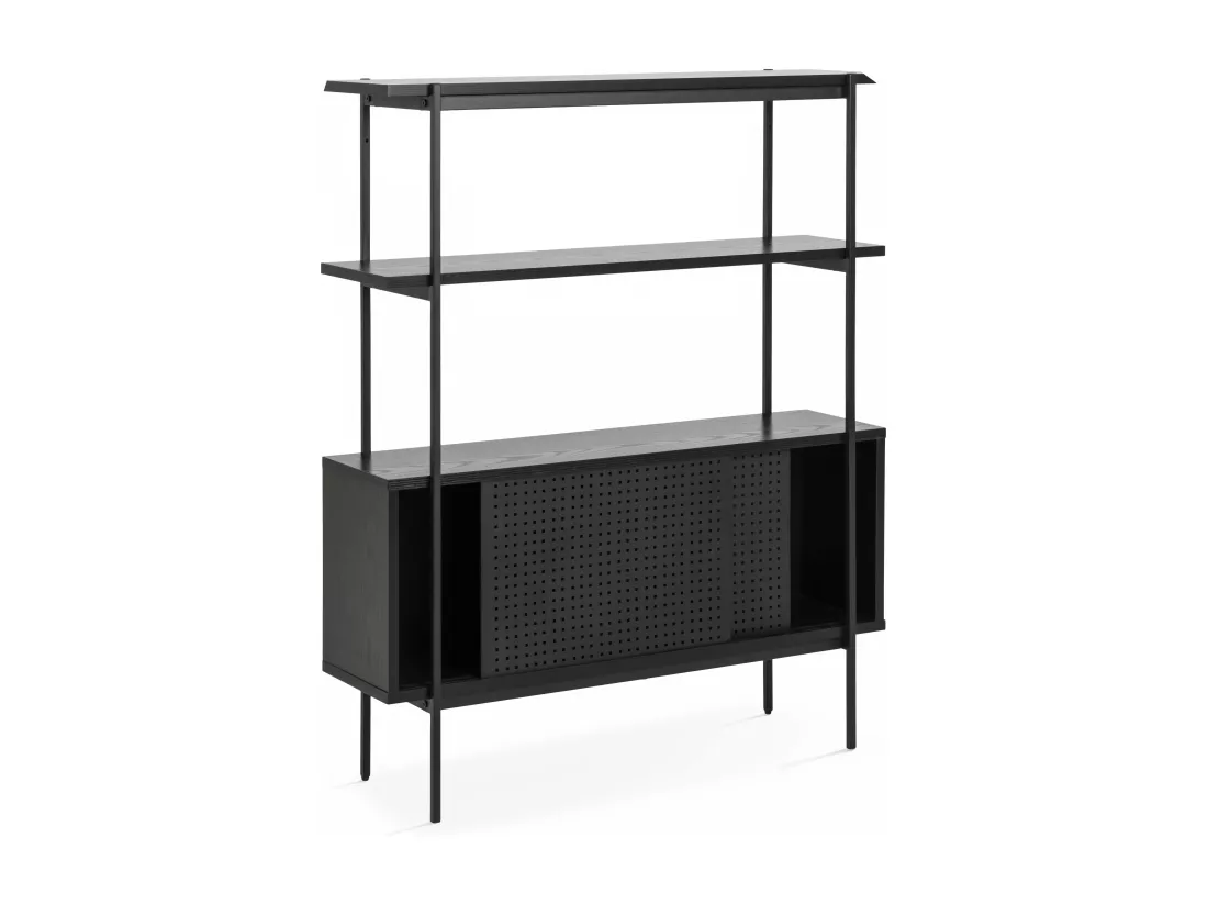 Buffet style industriel noir