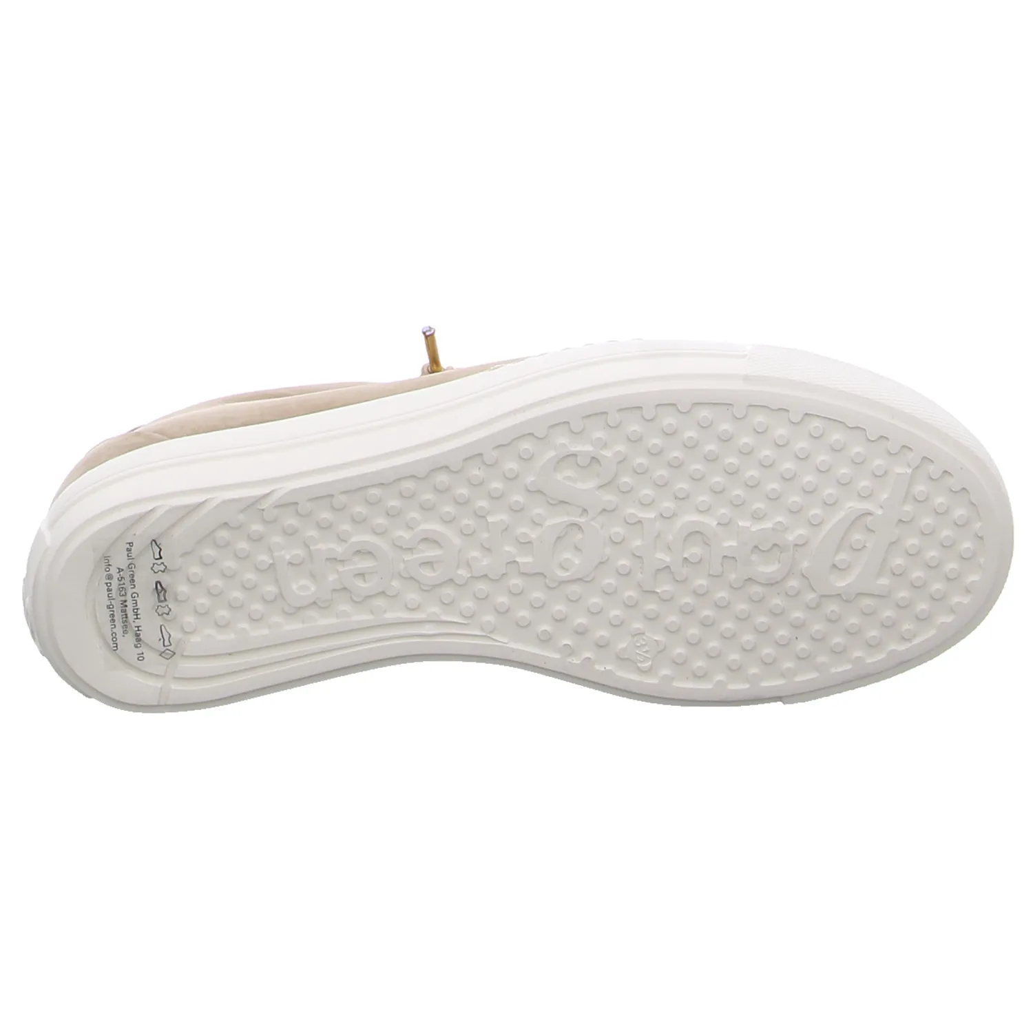 PAUL GREEN Sneaker Beige Leder
