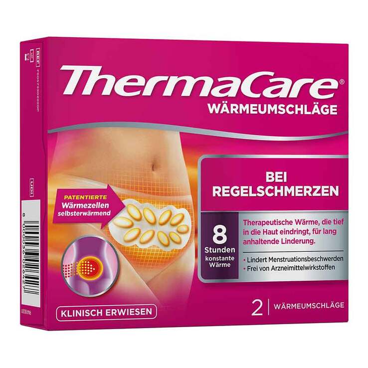 Thermacare bei Regelschmerzen, 2 St