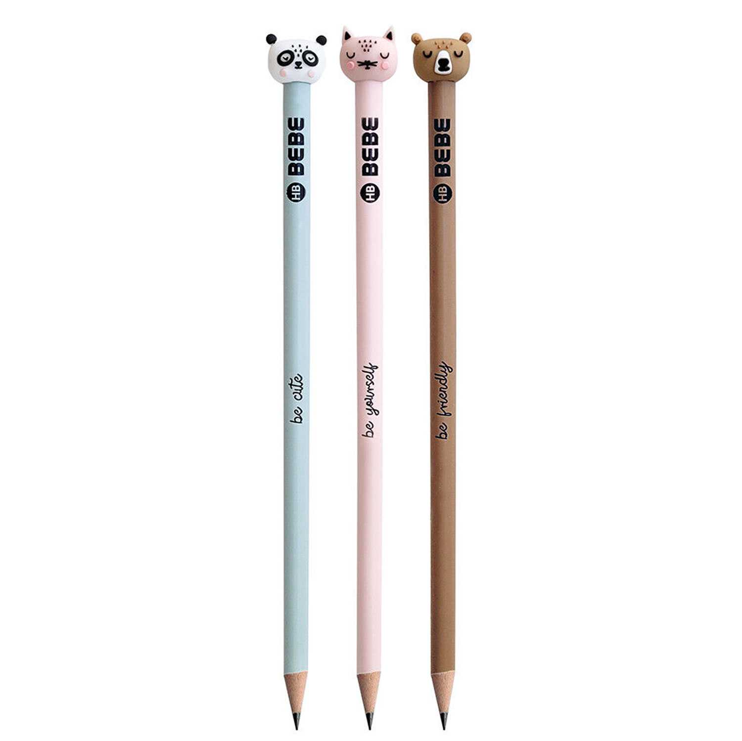 Bleistift mit Tierkopf