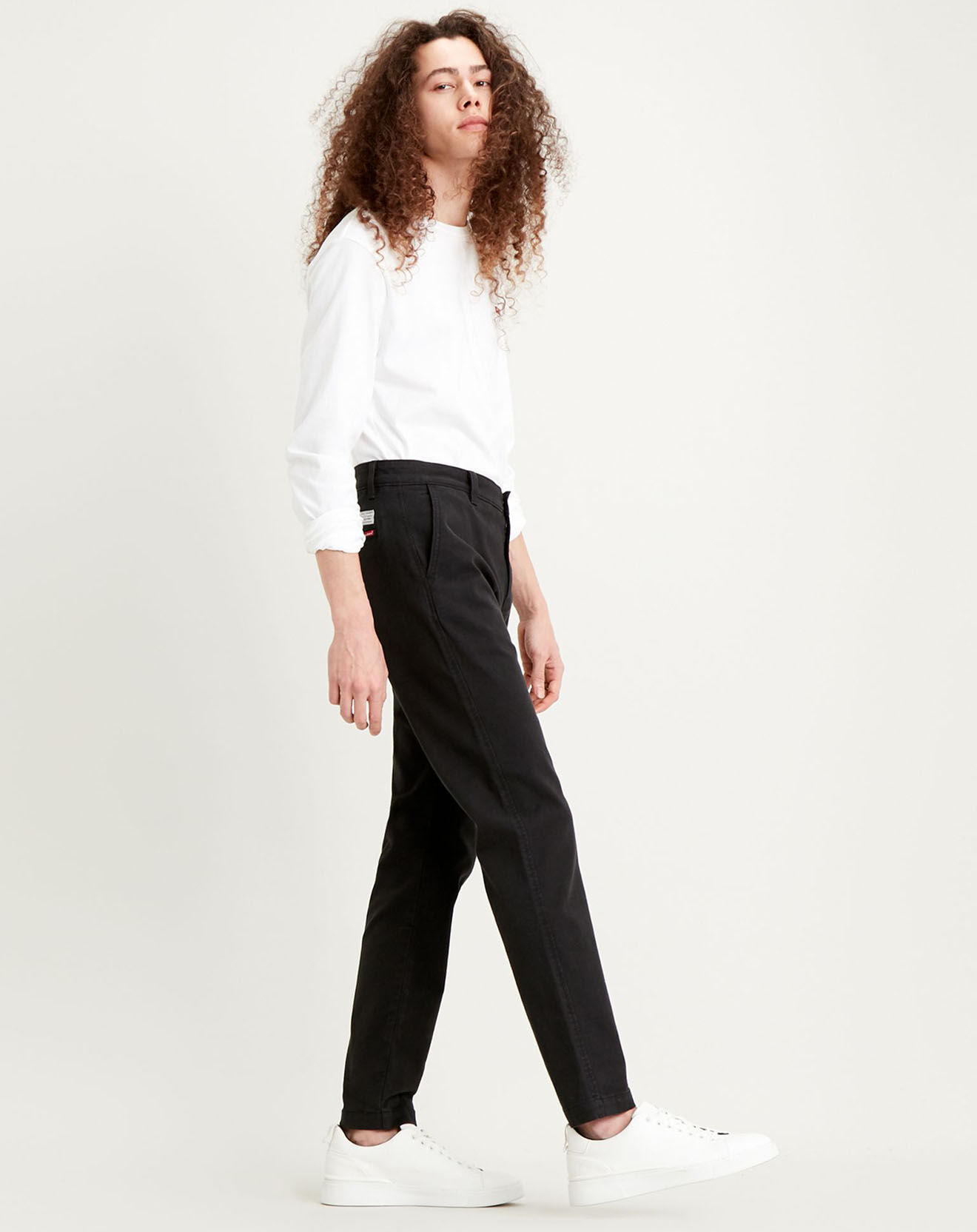 Levi's® Pantalon Chino en Toile de coton Slim fuselé XX noir