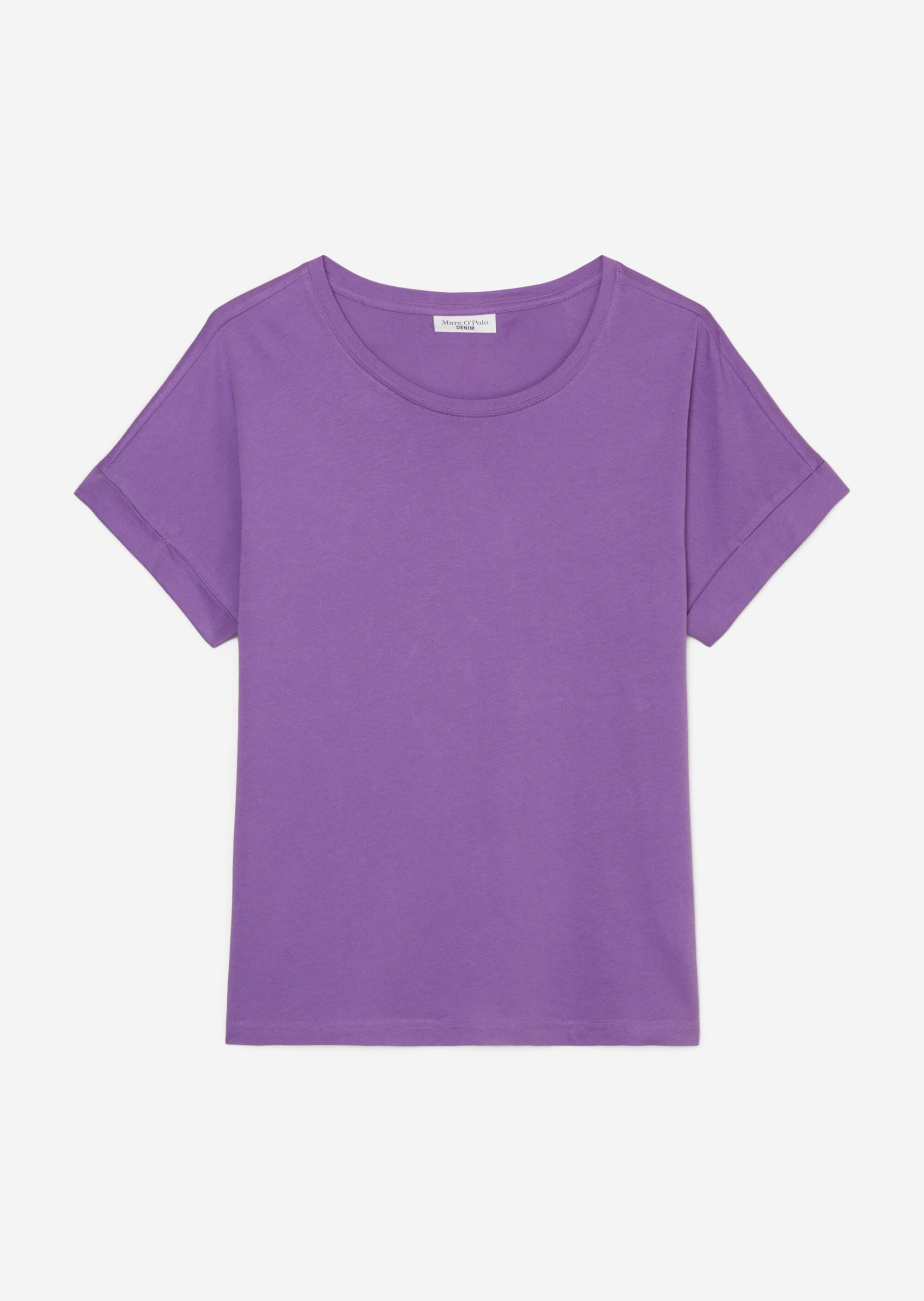 T-Shirt regular mit fixiertem Ärmelaufschlag