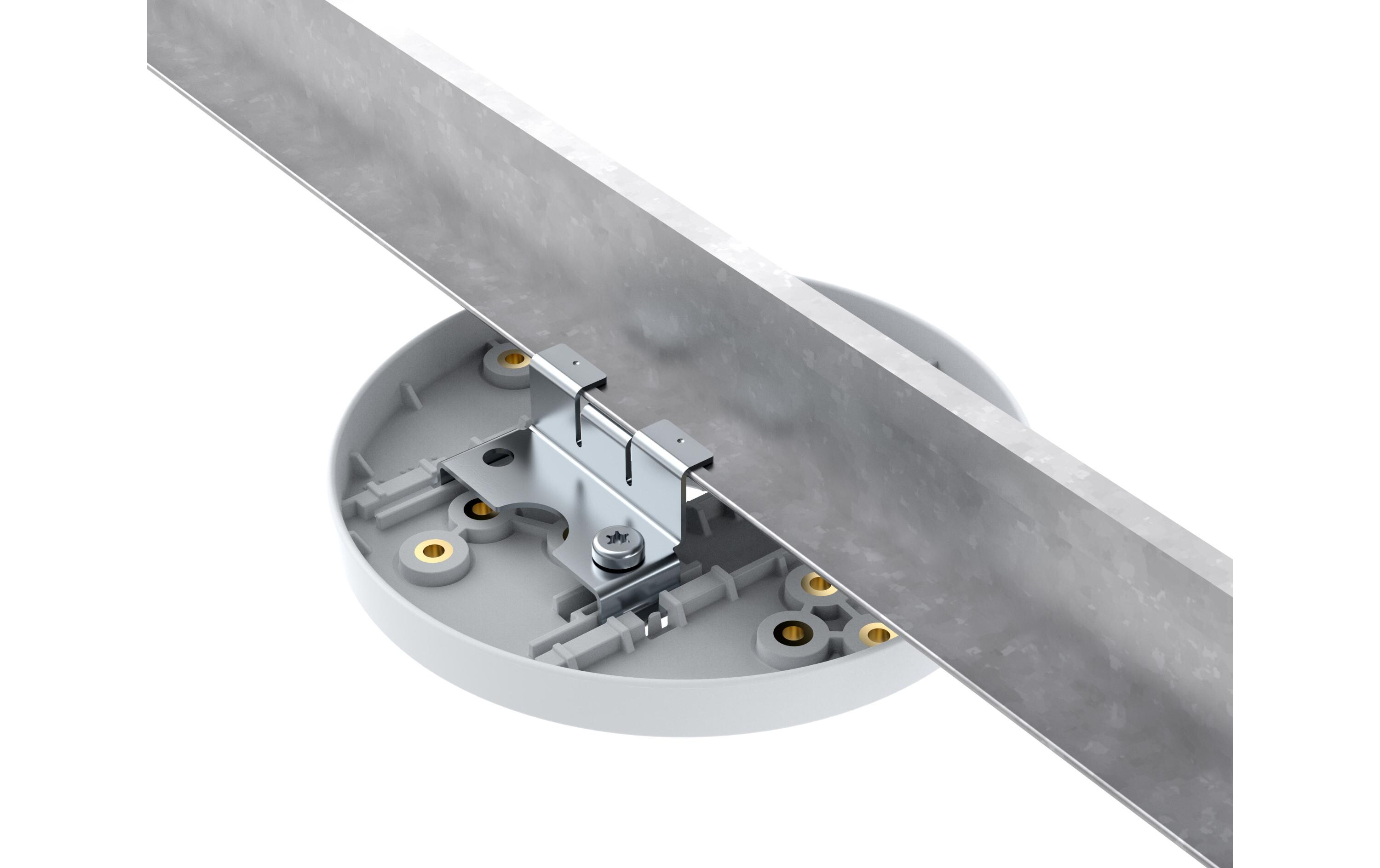 Deckenhalterung T91A23 für Rasterdecken Weiss 4 StückDeckenhalterung für Indoor