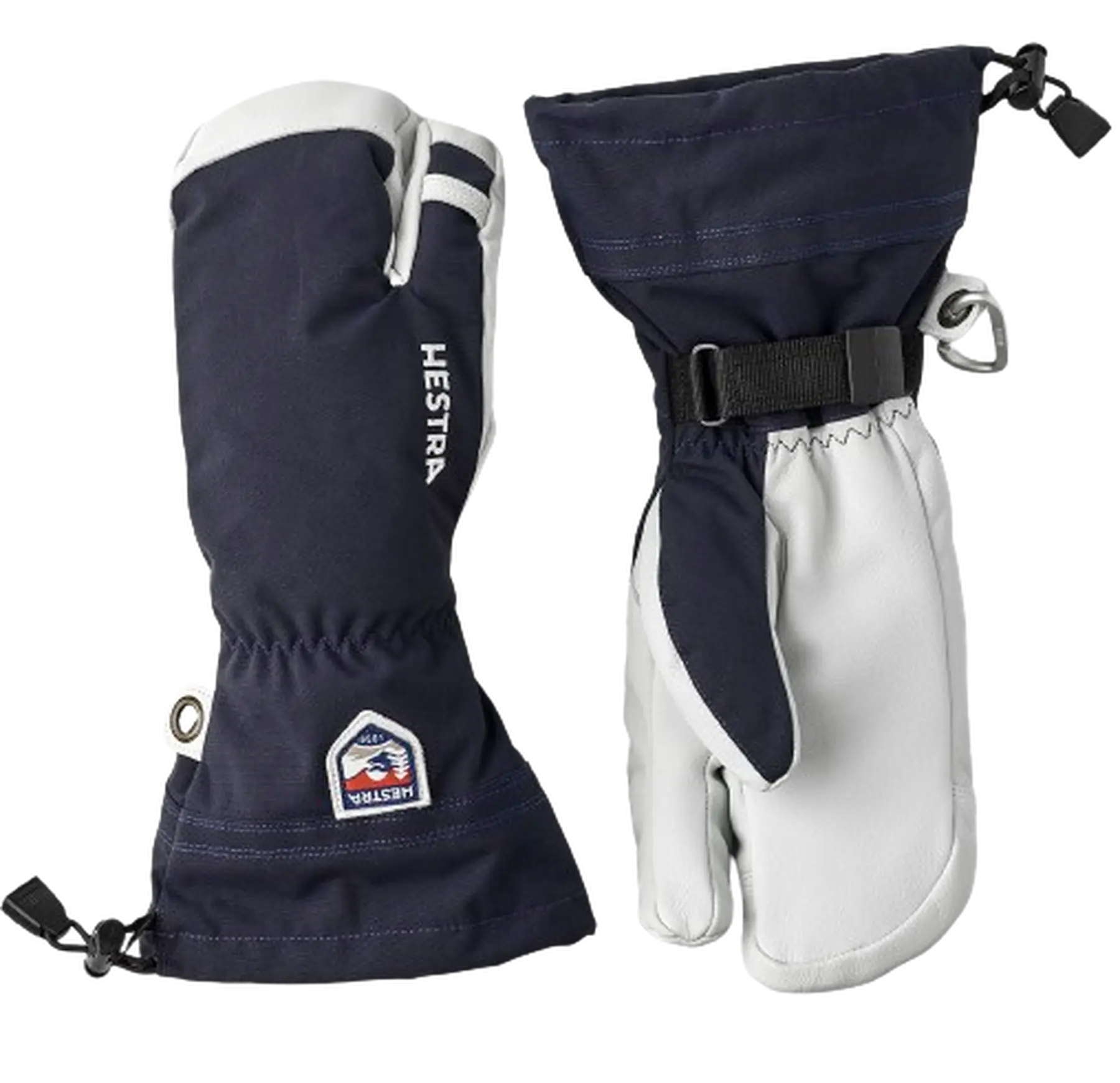 Hestra Army Leather Heli Ski 3 Finger Handsker | SkatePro