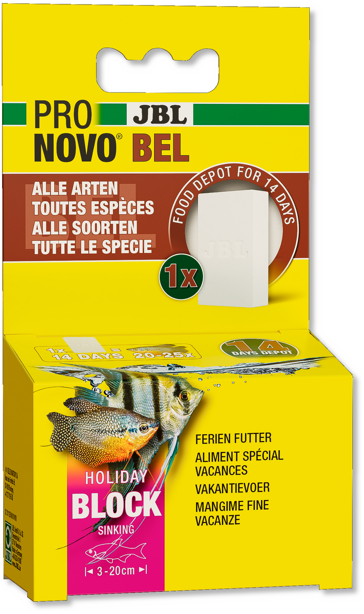 JBL Pronovo Bel Holiday | Vakantievoer aquarium