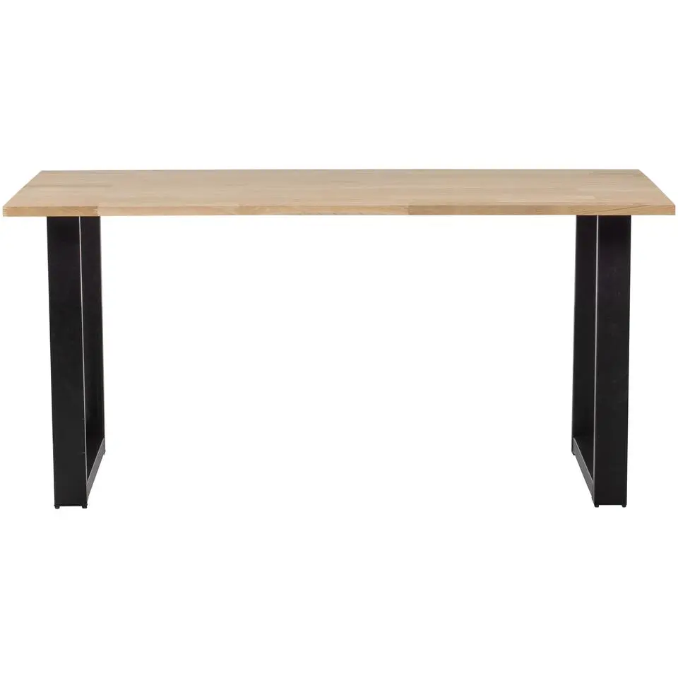 WOOOD Tablo Tafel met U-poot - Eiken - 75x180x90