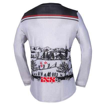 Maillot cross IXS Trigger 3.0 2023 - Blanc / Rouge