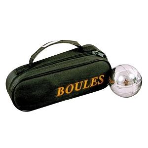 BOULES ACIER AVEC SACOCHE X3 PIECES