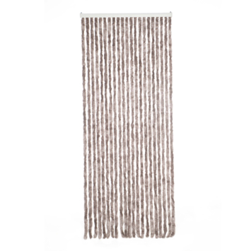 Livn deurgordijn Chenille taupe 100x230 cm