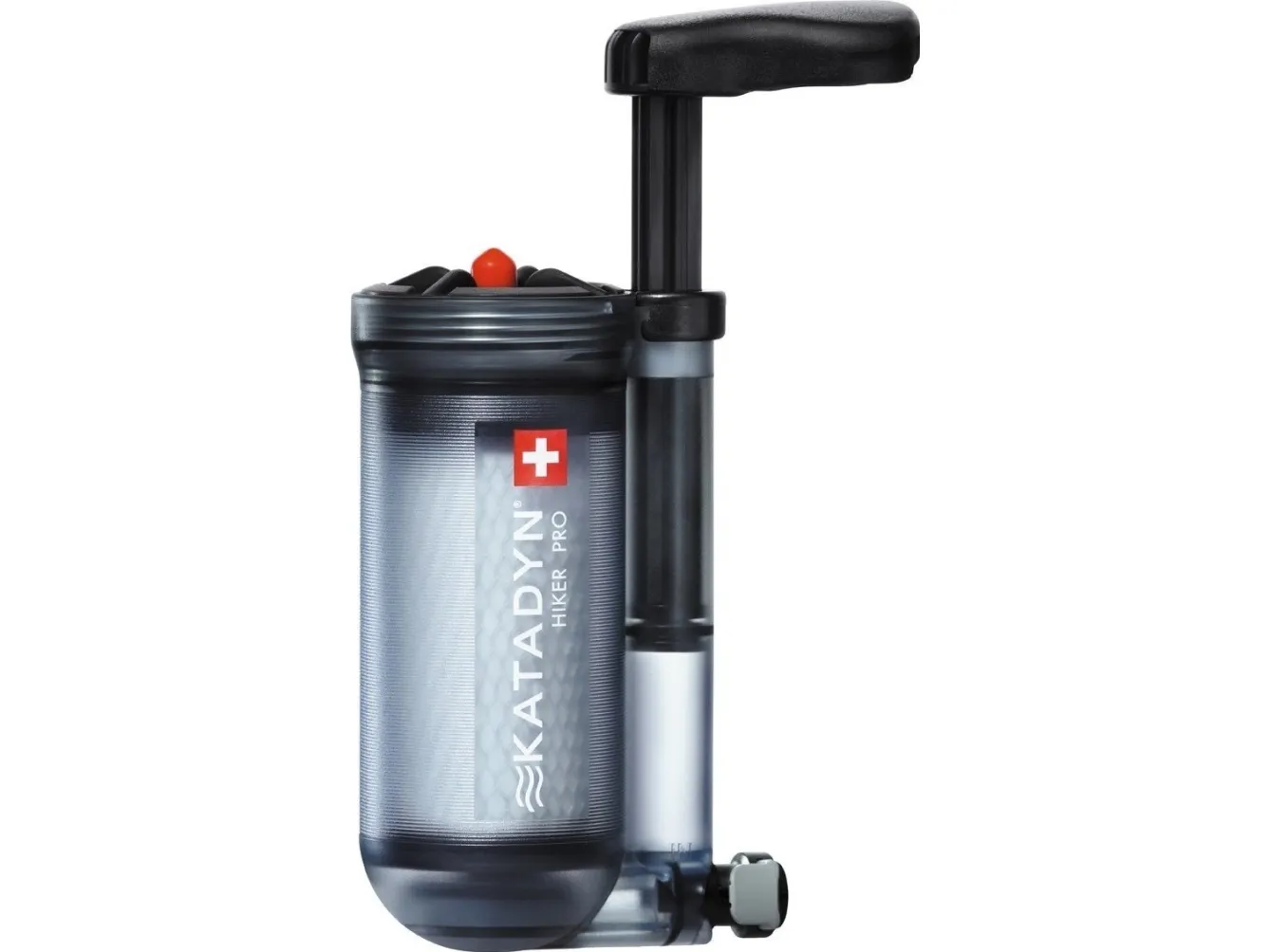Katadyn Hiker Pro, Transparent, Sort, Silikone, Plast