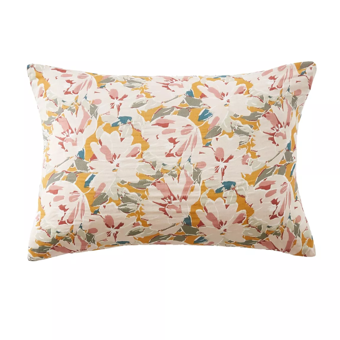 Taie d'oreiller rectangulaire gaze de coton (50 x 70 cm) April Multicolore