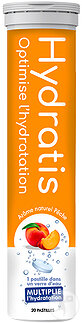 Hydratis Pastilles D’Hydratation Pêche Tube 20 Pièces