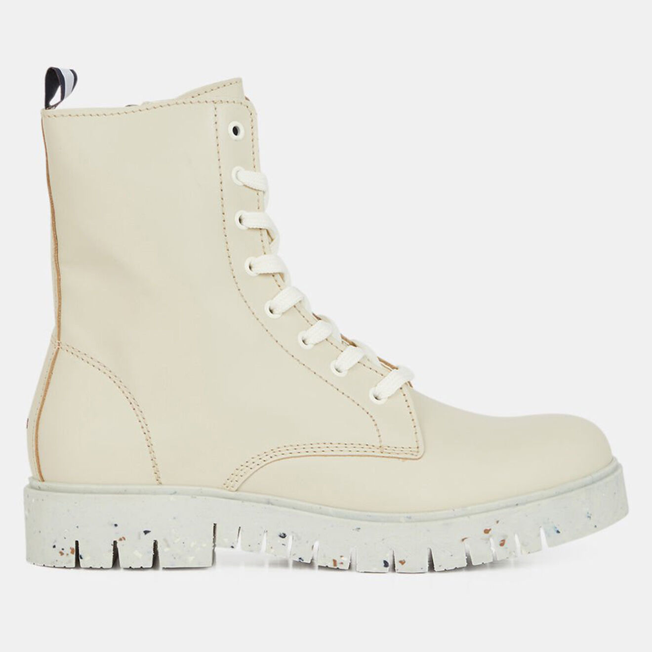 Tommy Jeans Boots en Cuir Sustainable beiges