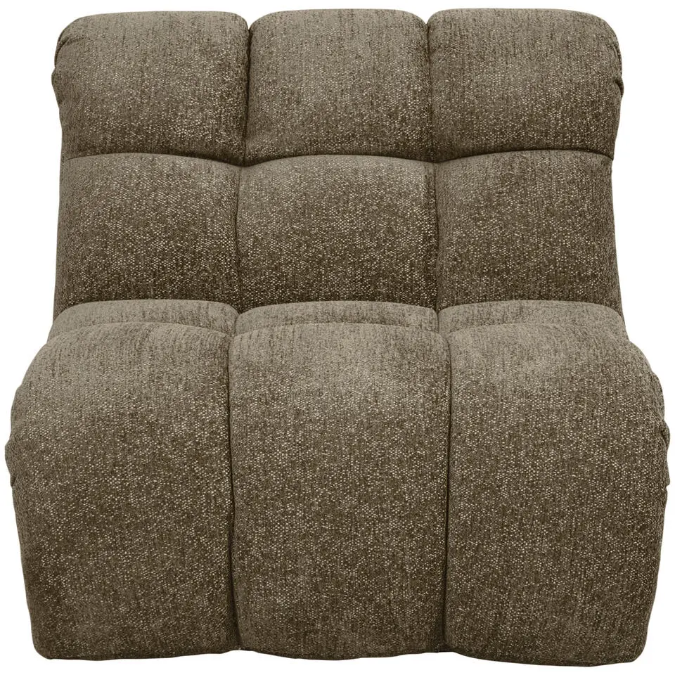 Draaifauteuil Beau - stof Raven - bruin