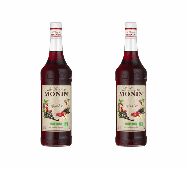 Sirop bio Monin - Grenadine - 2 x 1 L